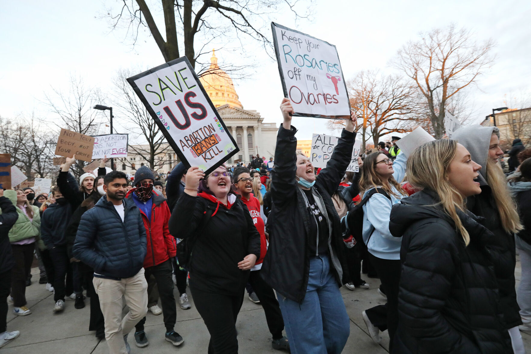 Protest for the right to abortion